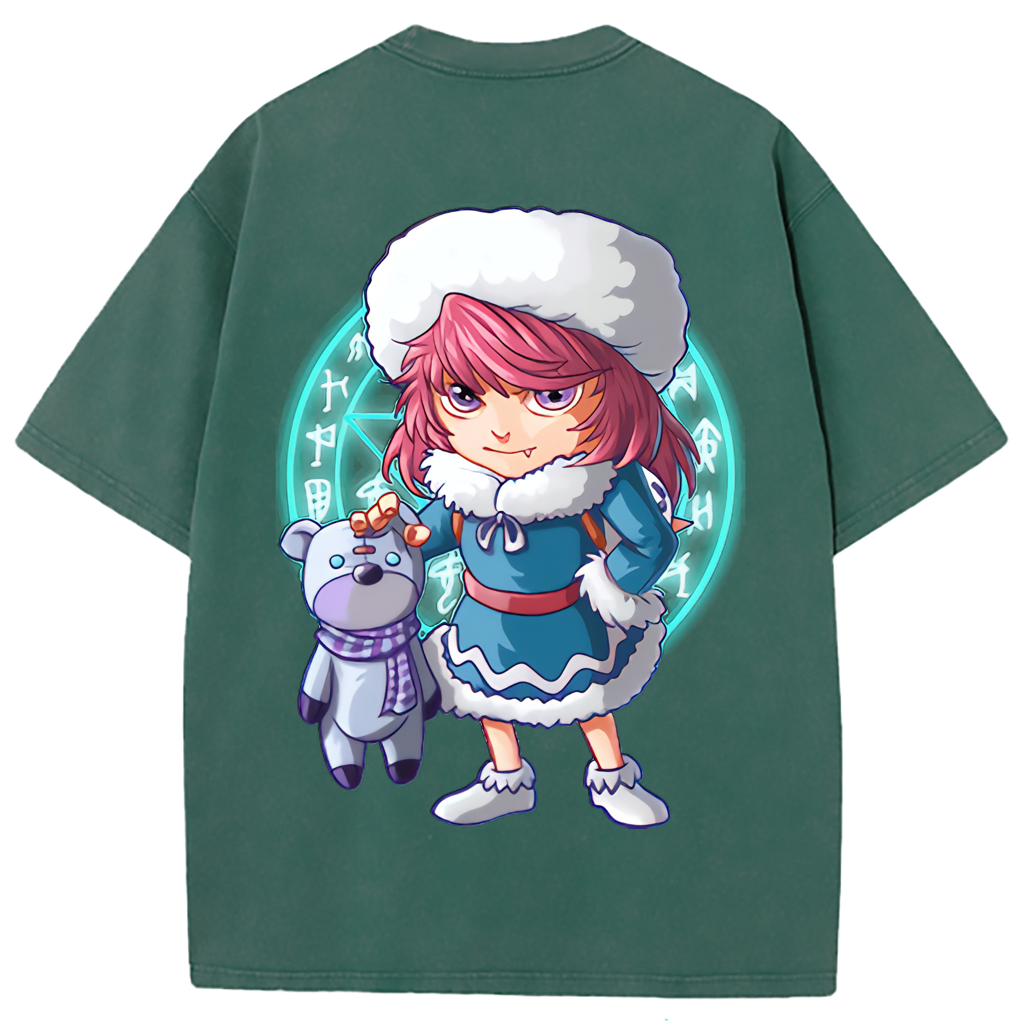 （画像用） リーグ・オブ・レジェンド League of Legends LOL 綿100% ヴィンテージ風 半袖Tシャツ（背面プリント）